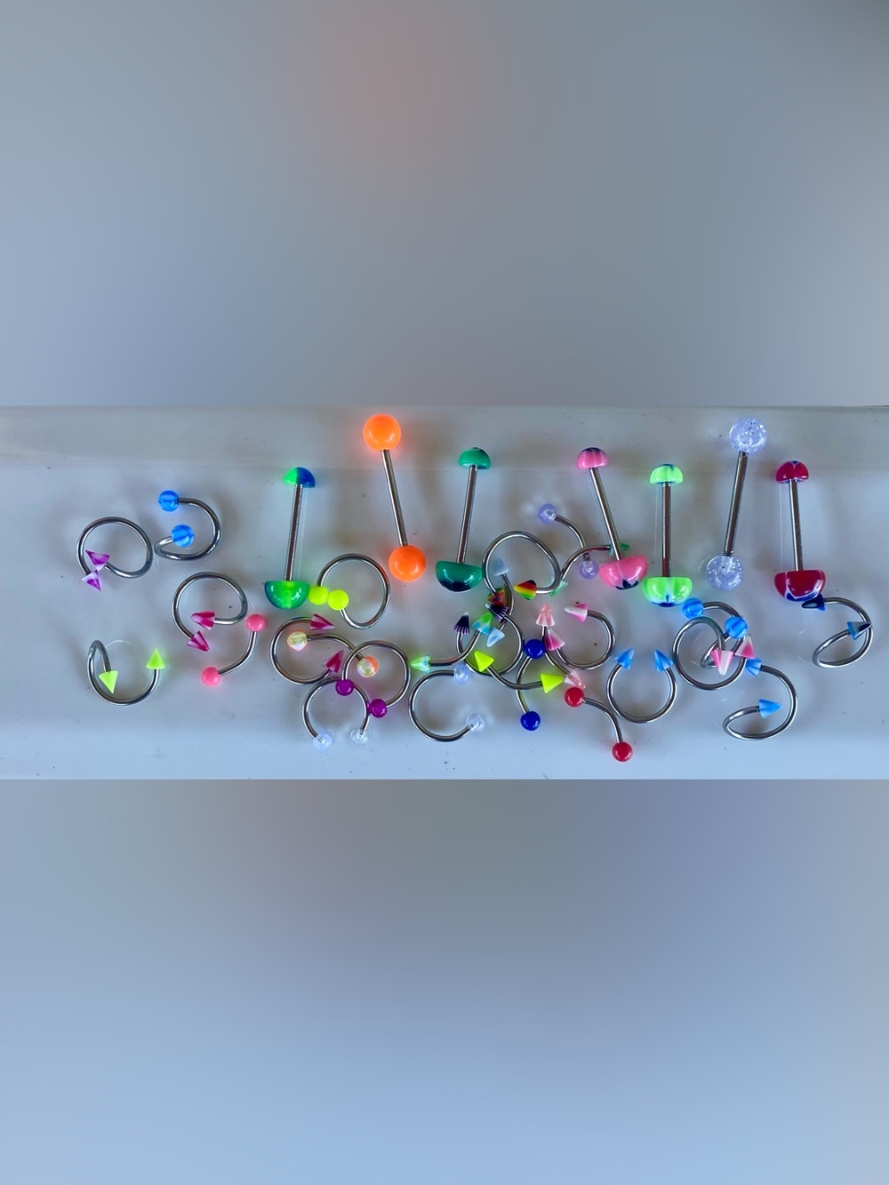 34 pc Body Jewelry Piercings